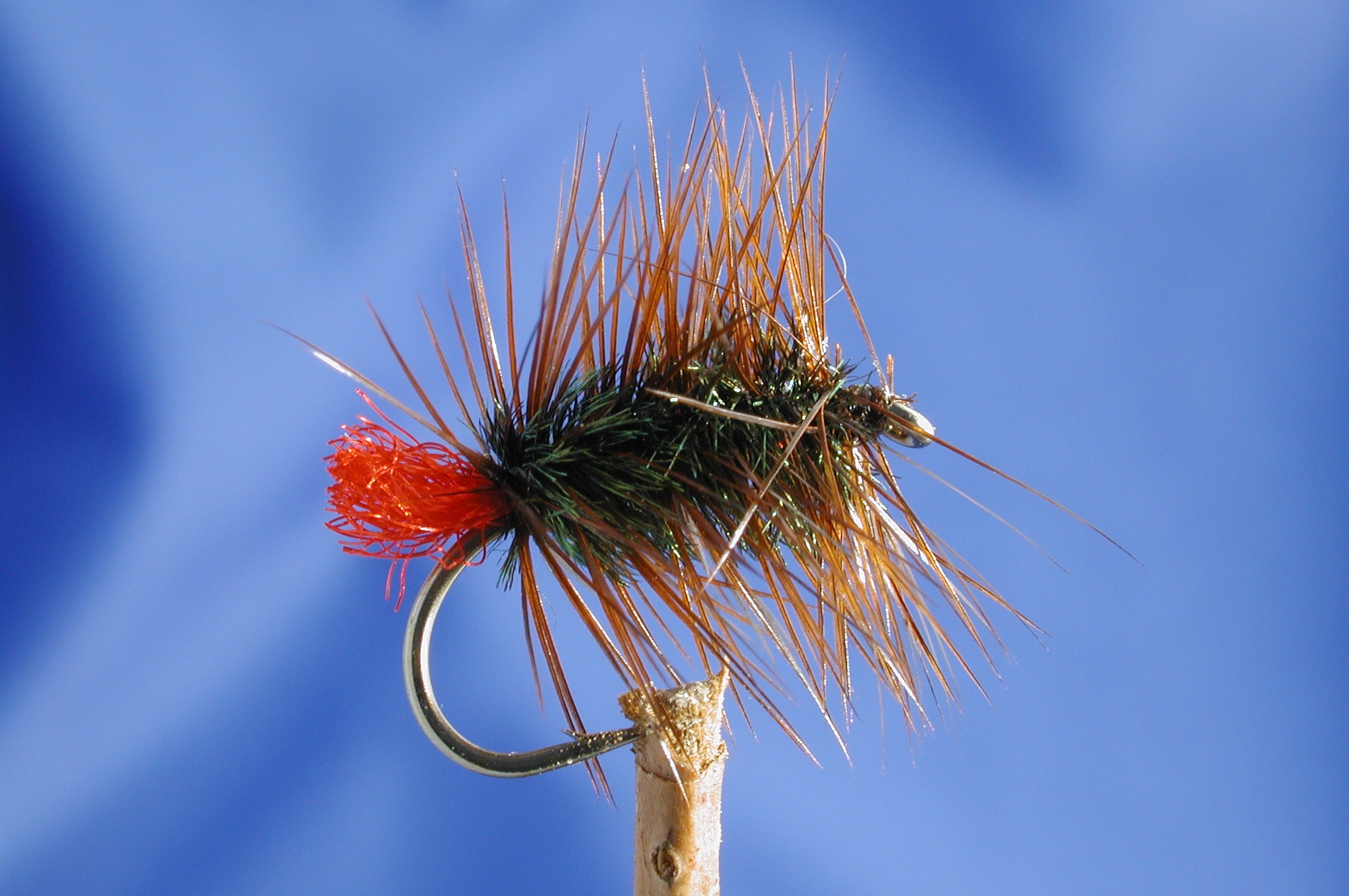 Palmered Red Tag Fly Fishing Flies with Fish4Flies Worldwide